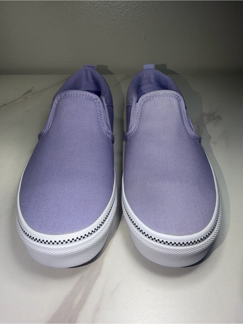 NEW Vans Women’s Size 5.5 Purple Lavender Slip-On Canvas Sneakers